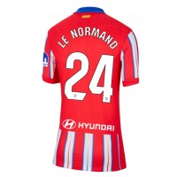 Atletico Madrid Robin Le Normand #24 Fotballklær Hjemmedrakt Dame 2024-25 Kortermet